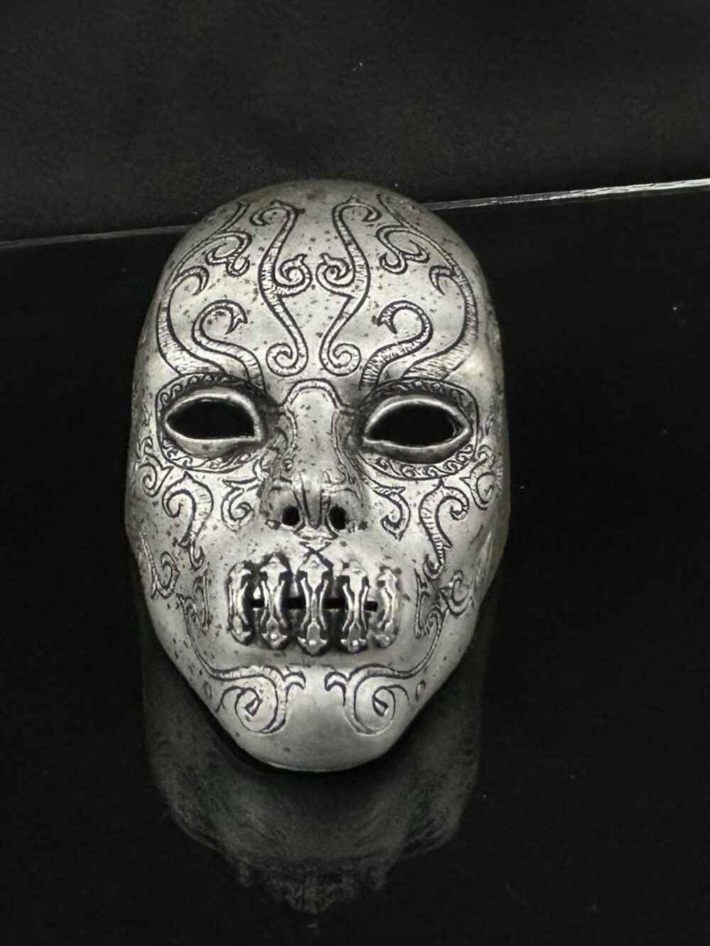 Harry Potter Bellatrix Death Eater Mask Mini Plastic Replica 3”x 2” High Quality